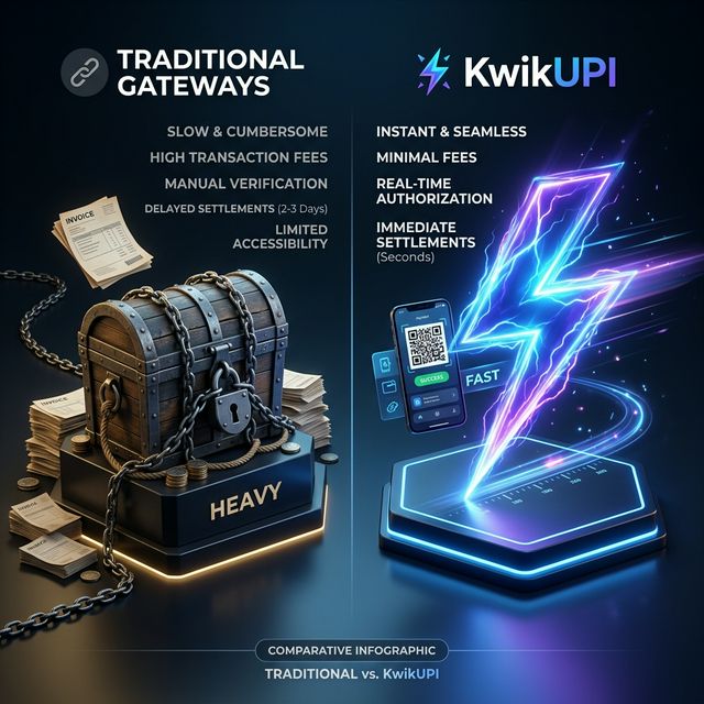 Why KwikUPI is the Best Alternative to Traditional Payment Gateways in India